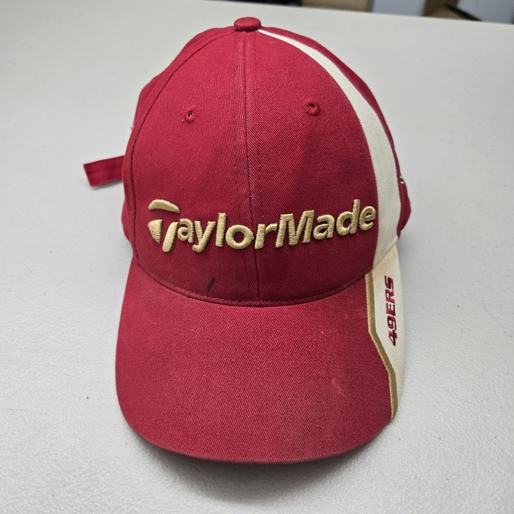 San Francisco 49ers Unisex Baseball Cap OS Red Taylormade Curved Buckle READ